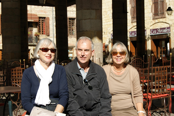 LE BOT à Cordes sur ciel, septembre 2010, Elisabeth est à gauche